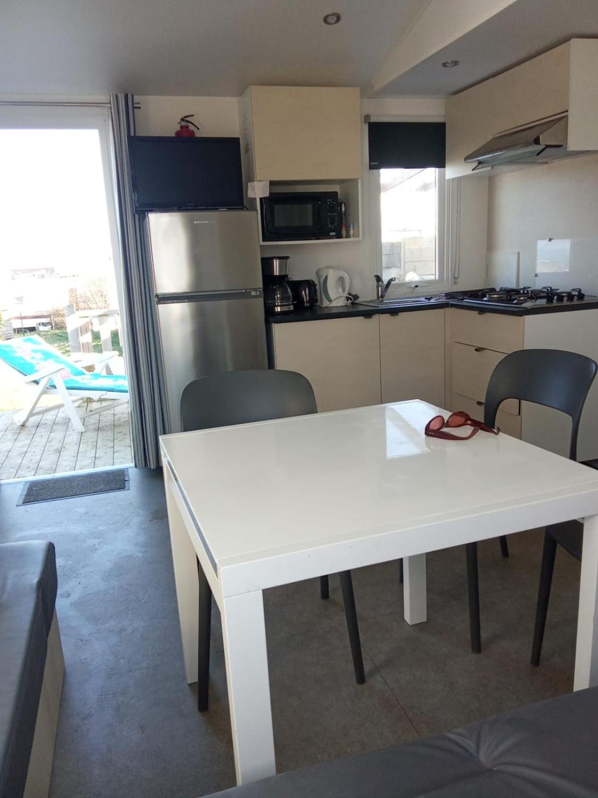 Magnifique Mobil Home Avec Clim Face Mer Le Portel Zewnętrze zdjęcie